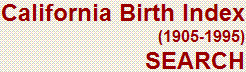California Birth Index